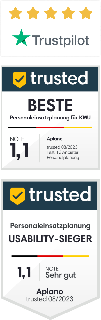 Aplano Trusted Badges